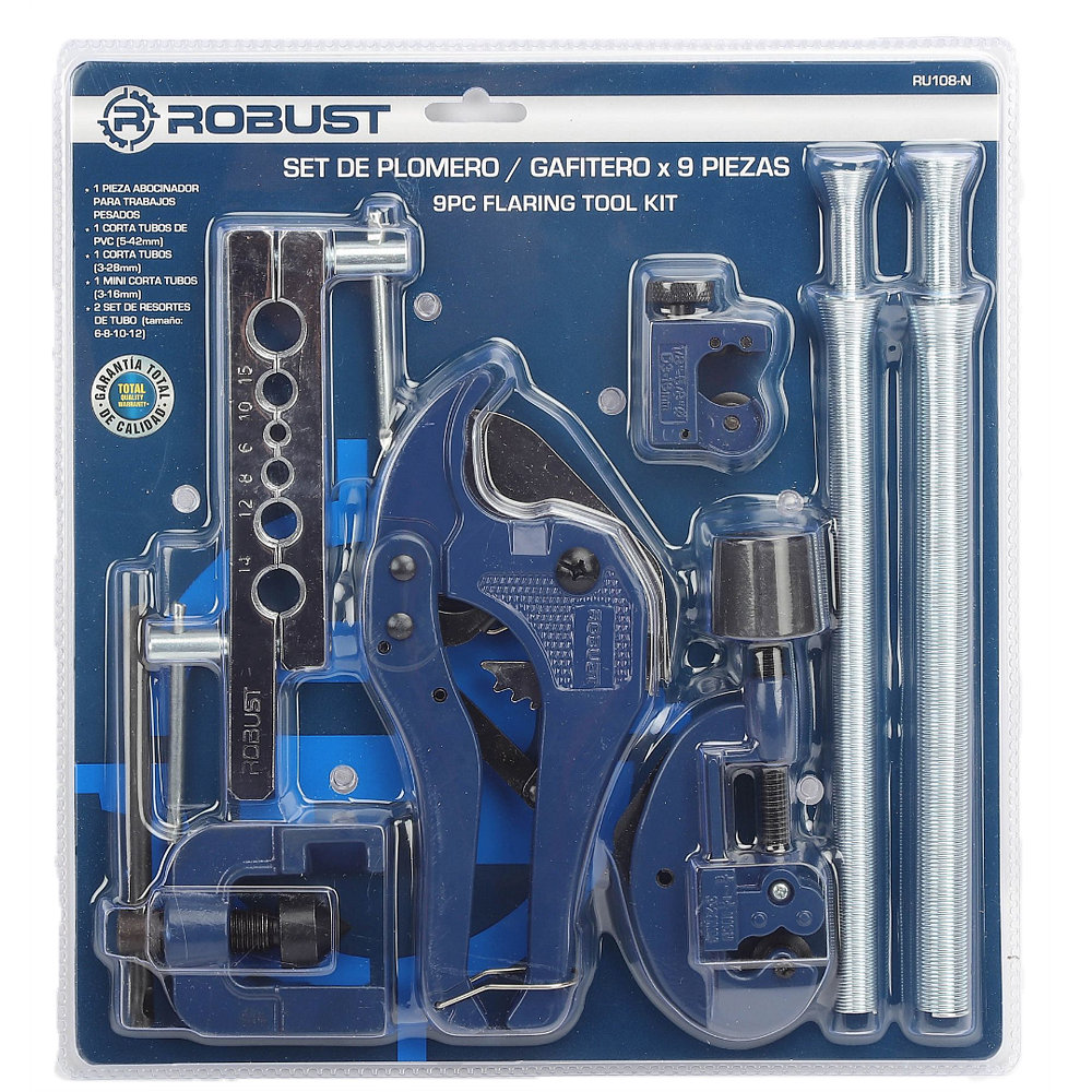 Kit De Plomeria 9 Herramientas Easy